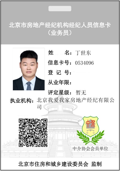 我爱我家经纪人丁世东